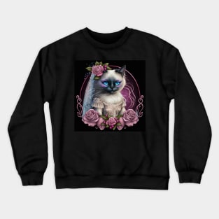 Gothic Doll Ragdoll Cat Crewneck Sweatshirt